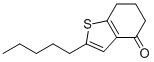 6,7-Dihydro-2-pentyl-benzo[b]thiophen-4(5h)-one Structure,945953-48-0Structure