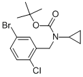 (5-Bromo-2-chloro-benzyl)-cyclopropyl-carbamic acid tert-butyl ester Structure,946004-27-9Structure