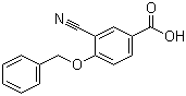 4-(Benzyloxy)-3-cyanobenzoic acid Structure,946007-61-0Structure