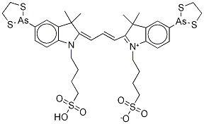 Bis(dithiarsolanyl)-bis(sulfobutyl) cyanine 3 Structure,946135-47-3Structure