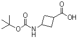 3-(Tert-butoxycarbonylamino)cyclobutanecarboxylic acid Structure,946152-72-3Structure