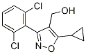 [5-Cyclopropyl-3-(2,6-dichlorophenyl)-4-isoxazolyl]methanol Structure,946426-89-7Structure