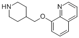 8-(4-Piperidinylmethoxy)quinoline Structure,946680-78-0Structure