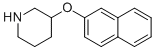 2-Naphthyl 3-piperidinyl ether Structure,946726-09-6Structure