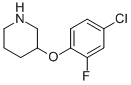 4-(2-Fluorophenoxy)piperidine Structure,946726-21-2Structure