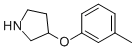 3-(M-tolyloxy)pyrrolidine Structure,946726-81-4Structure