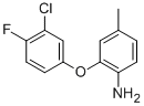 2-(3-Chloro-4-fluorophenoxy)-4-methylaniline Structure,946774-33-0Structure