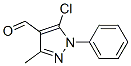 5-Chloro-3-methyl-1-phenyl-1H-pyrazole-4-carbaldehyde Structure,947-95-5Structure