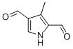 3-Methyl-1h-pyrrole-2,4-dicarboxaldehyde Structure,94781-49-4Structure