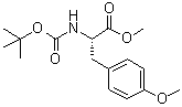 (S)-2-tert-butoxycarbonylamino-3-(4-methoxy-phenyl)-propionic acid methyl ester Structure,94790-24-6Structure