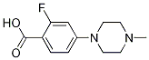 2-Fluoro-4-(4-methyl-1-piperazinyl)benzoic acid Structure,948018-61-9Structure