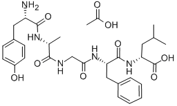 [D-ala2, d-leu5]-enkephalin acetate salt Structure,94825-57-7Structure