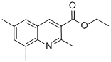 2,6,8-Trimethylquinoline-3-carboxylic acid ethyl ester Structure,948291-48-3Structure