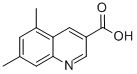 5,7-Dimethylquinoline-3-carboxylic acid Structure,948293-95-6Structure