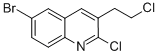 2-Chloro-3-(2-chloroethyl)-6-bromoquinoline Structure,948294-46-0Structure