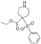 4-Piperidinecarboxylic acid, 4-(phenylsulfonyl)-, ethyl ester Structure,948553-90-0Structure