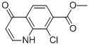 Methyl8-chloro-4-oxo-1,4-dihydroquinoline-7-carboxylate Structure,948573-54-4Structure