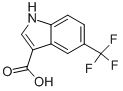 5-(Trifluoromethyl)-1h-indole-3-carboxylic acid Structure,948579-72-4Structure