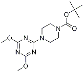 Tert-butyl 4-(4,6-dimethoxy-1,3,5-triazin-2-yl)piperazine-1-carboxylate Structure,948825-19-2Structure