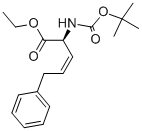 (S)-2-tert-butoxycarbonylamino-5-phenyl-pent-3-enoic acid ethyl ester Structure,948887-38-5Structure