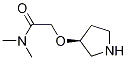 Acetamide, n,n-dimethyl-2-[(3s)-3-pyrrolidinyloxy]- Structure,949100-16-7Structure