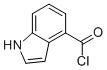 1H-indole-4-carbonyl chloride hydrochloride Structure,949899-70-1Structure