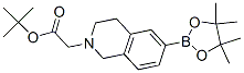 Tert-butyl 2-(6-(4,4,5,5-tetramethyl-1,3,2-dioxaborolan-2-yl)-3,4-dihydroisoquinolin-2(1H)-yl)acetate Structure,949922-33-2Structure