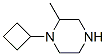 Piperazine, 1-cyclobutyl-2-methyl- Structure,949922-66-1Structure