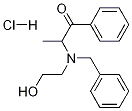 2-[Benzyl(2-hydroxyethyl)amino]propiophenone hydrochloride Structure,94997-04-3Structure