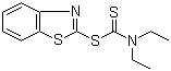 2-Benzothiazolyl diethyldithiocarbamate Structure,95-30-7Structure