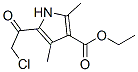 5-(2-Chloro-acetyl)-2,4-dimethyl-1h-pyrrole-3-carboxylic acid ethyl ester Structure,950-86-7Structure