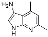 4,6-Dimethyl-1h-pyrrolo[2,3-b]pyridin-3-amine Structure,950487-82-8Structure