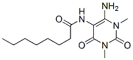 Octanamide, n-(6-amino-1,2,3,4-tetrahydro-1,3-dimethyl-2,4-dioxo-5-pyrimidinyl)- Structure,950515-71-6Structure