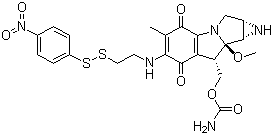 N-7-(2-(nitrophenyldithio)ethyl)mitomycin c Structure,95056-36-3Structure