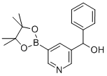 3-Pyridinemethanol, alpha-phenyl-5-(4,4,5,5-tetramethyl-1,3,2-dioxaborolan-2-yl)- Structure,950586-01-3Structure