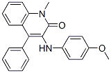 2(1H)-quinolinone, 3-[(4-methoxyphenyl)amino]-1-methyl-4-phenyl- Structure,950985-16-7Structure