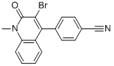 3-Bromo-4-(4-cyanophenyl)-1-methyl-2-oxo-1,2-dihydroquinoline Structure,950985-29-2Structure