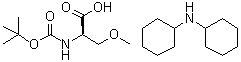 Boc-d-ser(me)-oh·dcha Structure,95105-33-2Structure