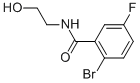 N-(2-hydroxyethyl)2-bromo-5-fluorobenzamide Structure,951884-16-5Structure