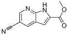 Methyl 5-cyano-1H-pyrrolo[2,3-b]pyridine-2-carboxylate Structure,952182-16-0Structure