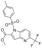 Methyl 5-(trifluoromethyl)-1-tosyl-1H-pyrrolo[3,2-b]pyridine-2-carboxylate Structure,952182-33-1Structure