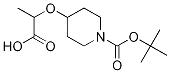 2-(1-(Tert-butoxycarbonyl)piperidin-4-yloxy)propanoic acid Structure,952486-65-6Structure