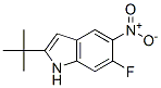 2-Tert-butyl-6-fluoro-5-nitro-1H-indole Structure,952664-72-1Structure