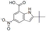 2-Tert-butyl-5-nitro-1H-indole-7-carboxylic acid Structure,952664-99-2Structure