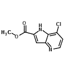 Methyl 7-chloro-1H-pyrrolo[3,2-b]pyridine-2-carboxylate Structure,952800-36-1Structure