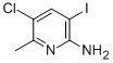 2-Amino-3-iodo-5-chloro-6-methylpyridine Structure,952917-46-3Structure