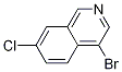 4-Bromo-7-chloroisoquinoline Structure,953421-72-2Structure