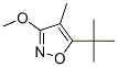 Isoxazole, 5-(1,1-dimethylethyl)-3-methoxy-4-methyl-(9ci) Structure,95406-70-5Structure