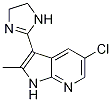 1H-pyrrolo[2,3-b]pyridine, 5-chloro-3-(4,5-dihydro-1h-imidazol-2-yl)-2-methyl- Structure,954112-39-1Structure