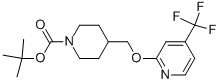 1-Piperidinecarboxylic acid, 4-[[[4-(trifluoromethyl)-2-pyridinyl]oxy]methyl]-, 1,1-dimethylethyl ester Structure,954229-96-0Structure